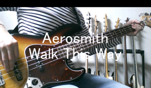 Aerosmith Walk This Way Bass Cover