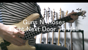 Guns N' RosesRight Next Door To Hell bass cover